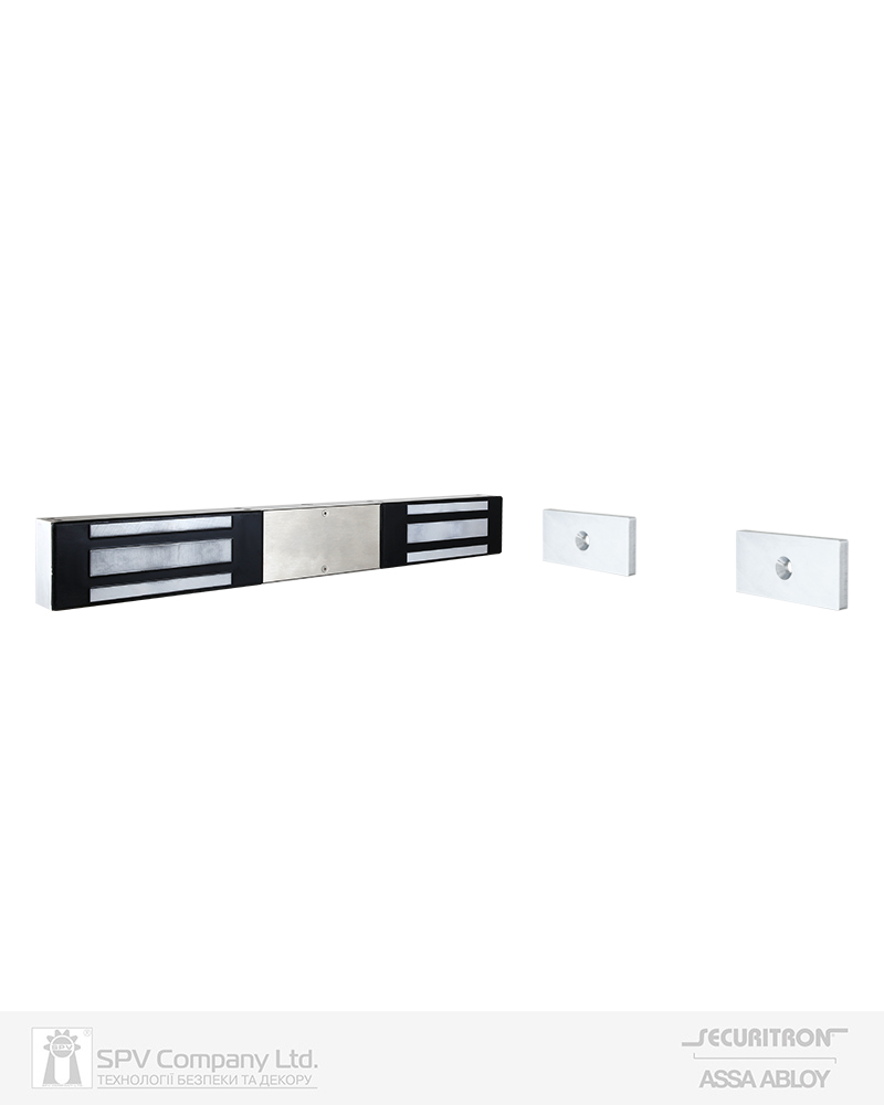 Фото Замок електромагнітний SECURITRON DM 62M 12/24В накладний 544 кг подвійний для двостулкових дверей в інтернет-магазині lock.ua