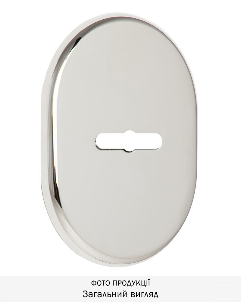 Фото Щиток DISEC     KT037 MATRIX OVAL     Хром_полірований   C     Без шторки в інтернет-магазині lock.ua