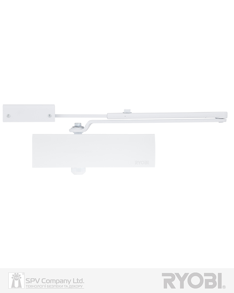 Фото Дотягувач накладний RYOBI 1200 D-1200P(U) WHITE   UNIV_ARM EN_2/3/4 80кг 1100мм   FIRE   в інтернет-магазині lock.ua