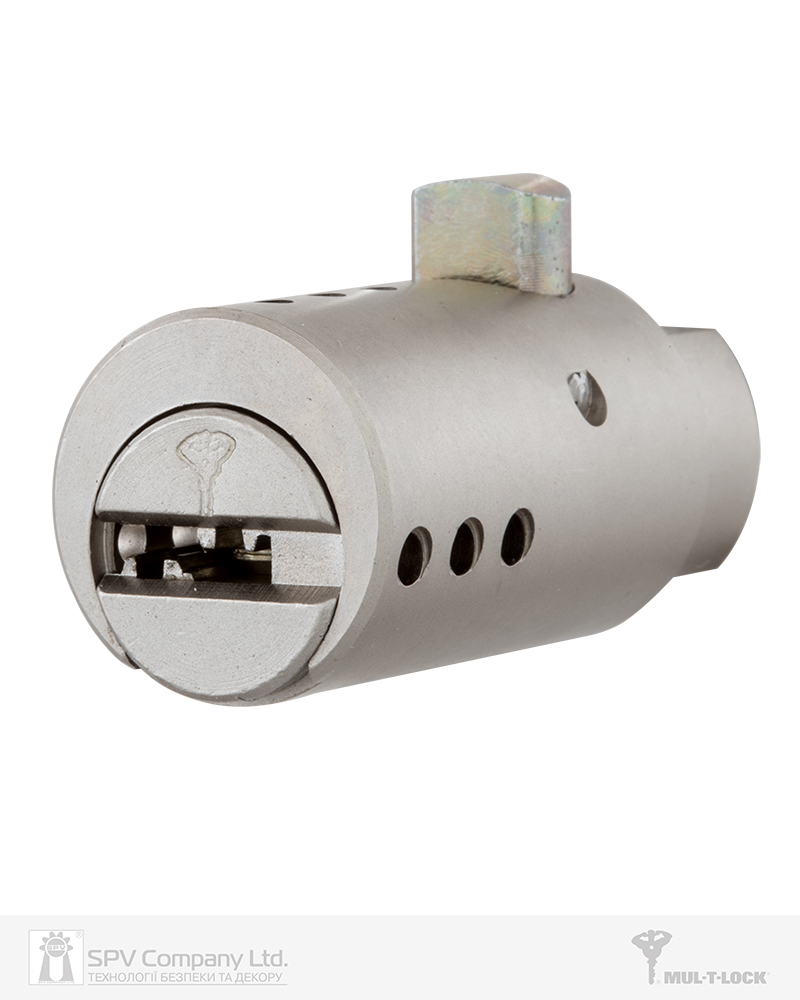 Фото Замок меблевий MUL-T-LOCK   T-HANDLE 18,8мм 27,8мм 3PIN NESCAFE NST CLASSIC 3KEY ARC_GREY_INS 015   PB в інтернет-магазині lock.ua