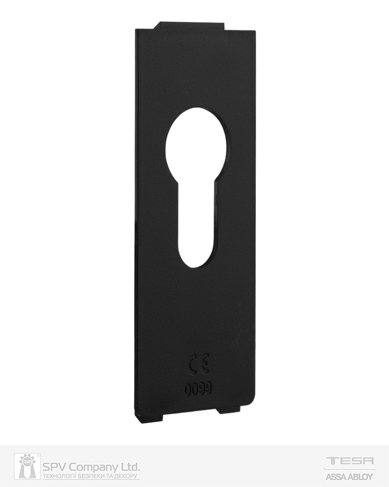 Фото Вставка TESA     TAPABOMGL1E72     72мм N: black      з отвором під циліндр до ручки GLOBAL1E в інтернет-магазині lock.ua