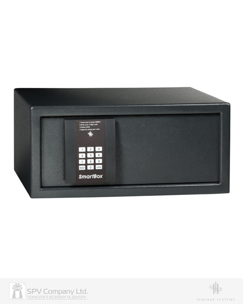 Фото Сейф MINIBAR SYSTEMS SmartBox Serie 2 Laptop 20     чорний 200 мм x 375 мм x 320 мм в інтернет-магазині lock.ua