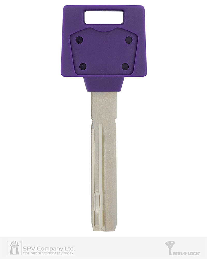 Фото Ключ MUL-T-LOCK ClassicPro 1KEY 4867 47мм HORIZONTAL   NSi 31мм     DND3D_PURPLE_INS     в інтернет-магазині lock.ua