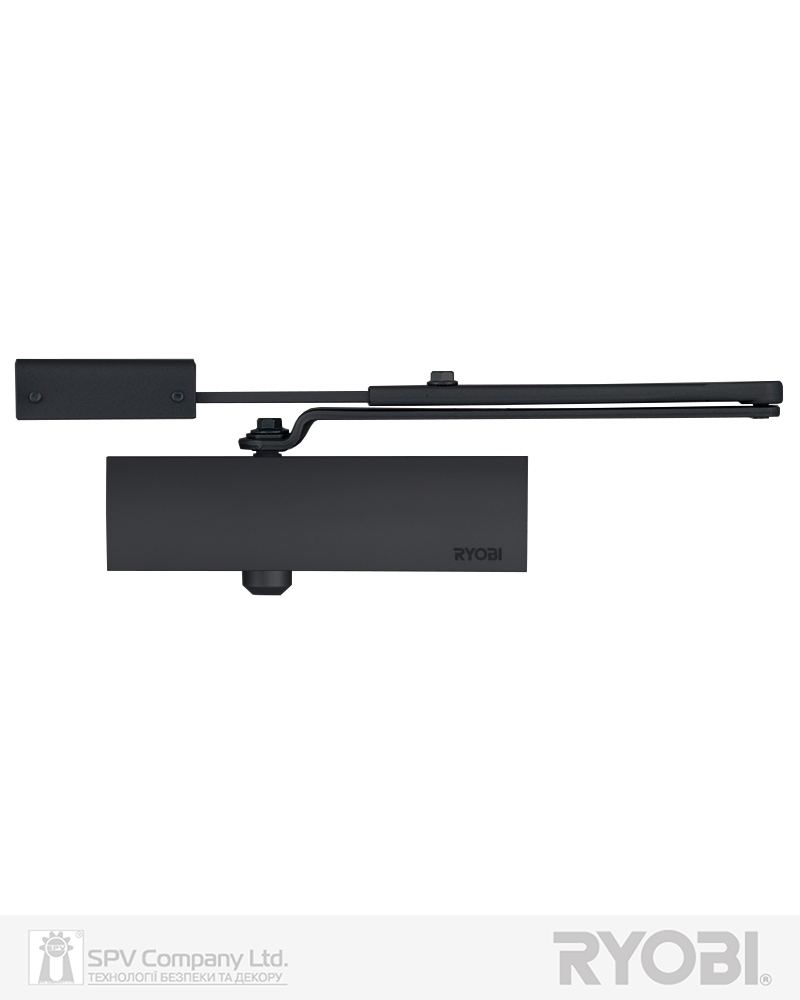 Фото Дотягувач накладний RYOBI 1200 D-1200P(U) ANTHRACITE   UNIV_ARM EN_2/3/4 80кг 1100мм   FIRE   в інтернет-магазині lock.ua