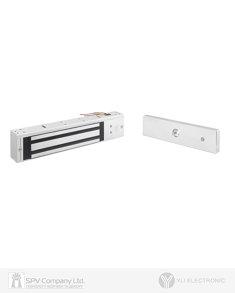 Фото Замок електромагнітний YLI YM-350N(LED)-DS 12/24В накладний 350 кг   в інтернет-магазині lock.ua