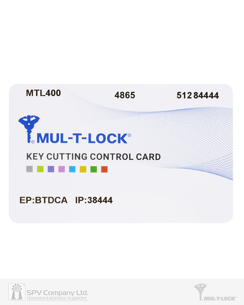 Фото Картка_кодова MUL-T-LOCK MTL400   4865 в інтернет-магазині lock.ua