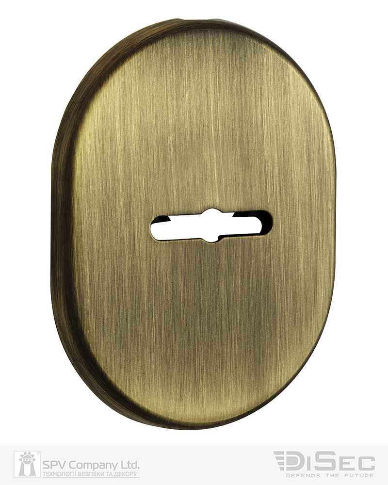 Фото Щиток DISEC     KT037 MATRIX OVAL     Бронза_сатин   BS     Без шторки в інтернет-магазині lock.ua