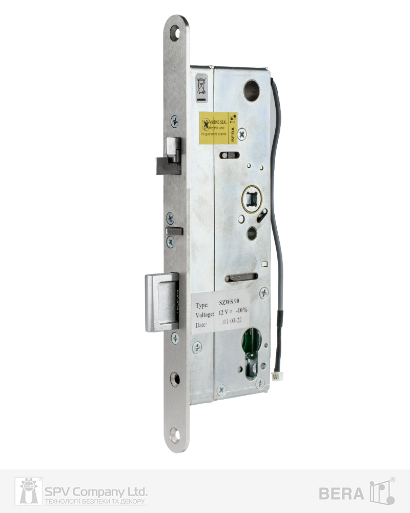 Фото Замок електромеханічний BERA SZWS90 BS55мм 90мм FP22 SS UNIV DIN SOL 12V NC EI   в інтернет-магазині lock.ua