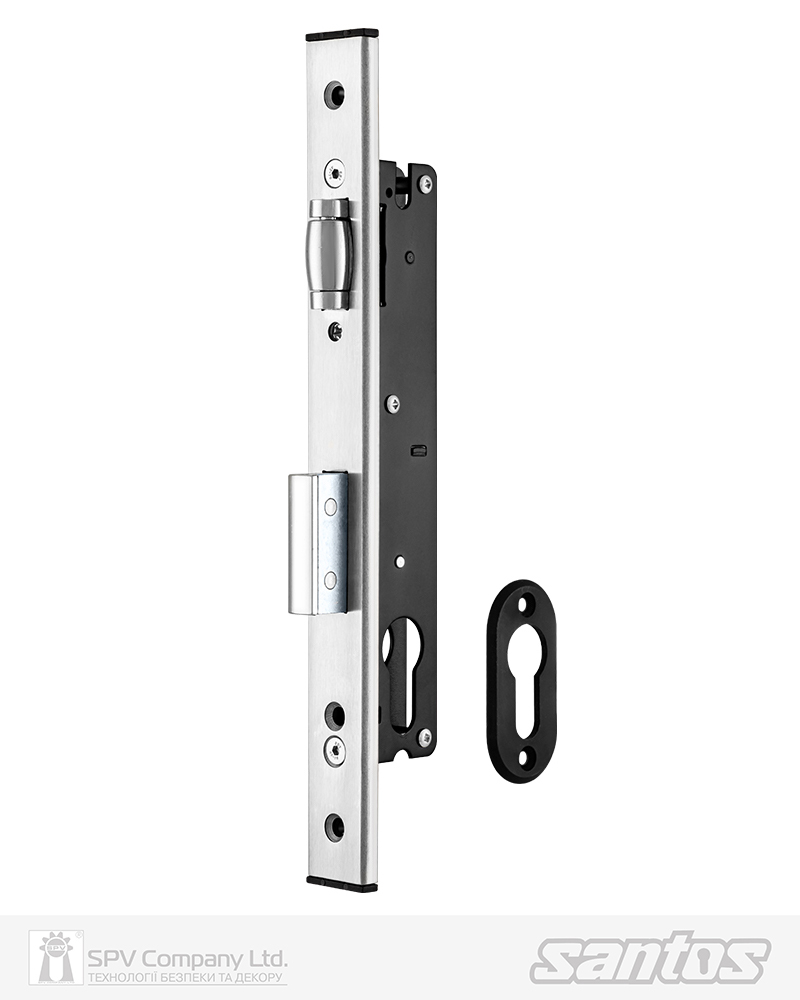 Фото Замок врізний SANTOS DIN 720 UNIV BS25мм     SS 24мм U_FOREND   w/o_SP в інтернет-магазині lock.ua