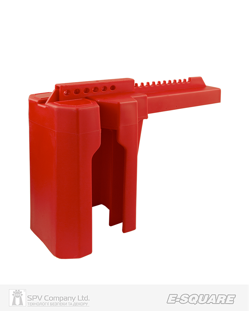 Фото Блокіратор E-SQUARE   кульового вентилю накладний, великий 50-200 мм, червоний в інтернет-магазині lock.ua