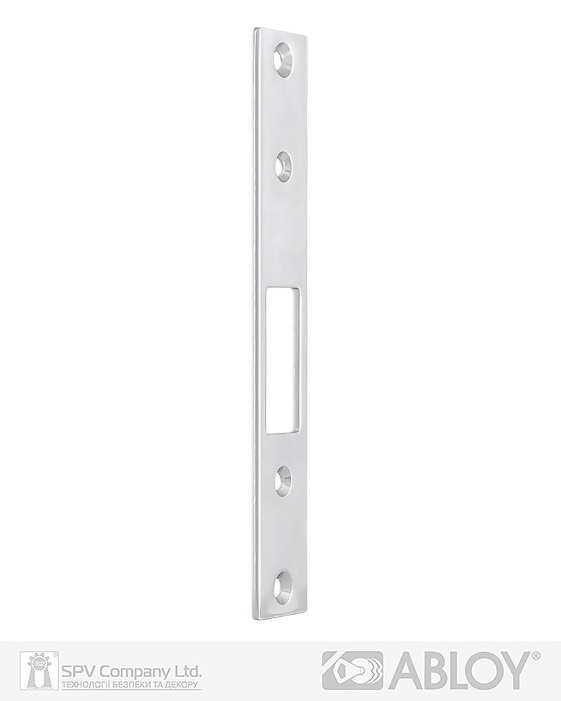 Фото Зворотна планка ABLOY 4613     пряма UNIV SCAND     ST/CR 24,5x152x2,5мм   в інтернет-магазині lock.ua