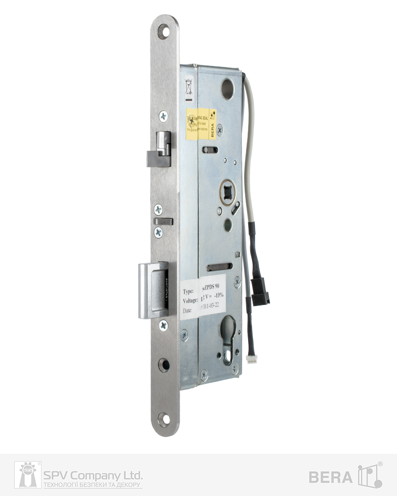 Фото Замок електромеханічний BERA SZPDS90 BS55мм 90мм FP22 SS T2/T3 DIN SOL 12V NC PANIC_FUNCTION EI   в інтернет-магазині lock.ua