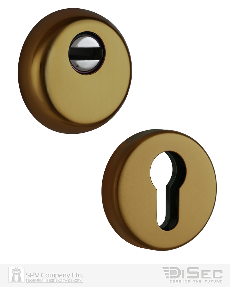 Фото Протектор DISEC     BD54 DIN ROUND 13мм 70мм Бронза_PVD 3клас B     Комплект в інтернет-магазині lock.ua