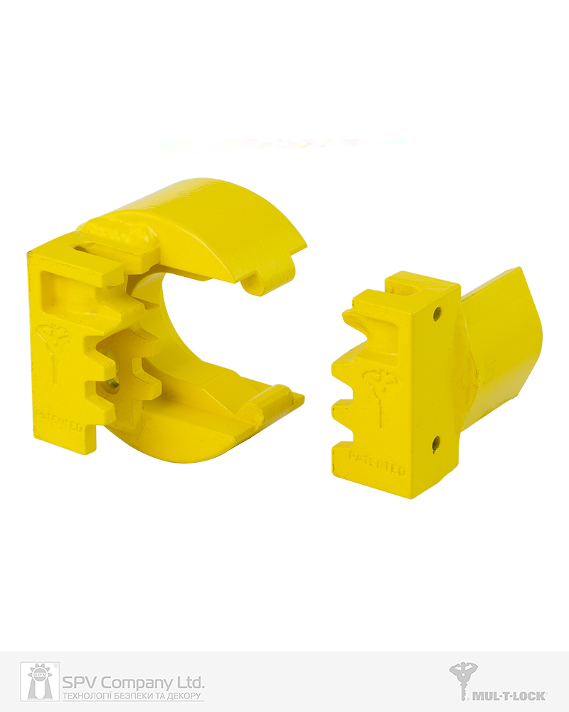 Фото Замок MUL-T-LOCK   KING PIN LOCK YELLOW на транспортувальний крюк причепів           в інтернет-магазині lock.ua