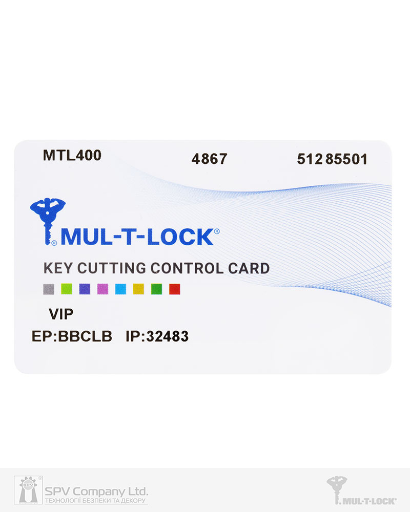 Фото Картка_кодова MUL-T-LOCK MTL400   4867 VIP_CONTROL в інтернет-магазині lock.ua
