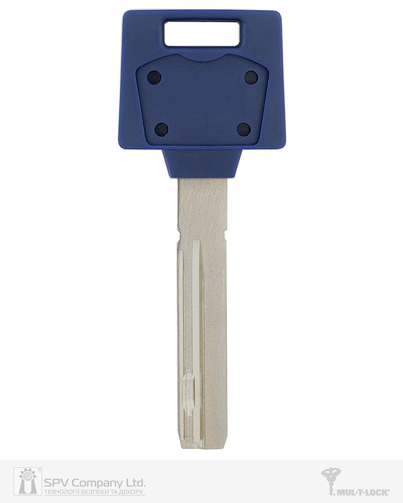 Фото Ключ MUL-T-LOCK ClassicPro 1KEY 4867 47мм HORIZONTAL NSi 31мм         DND3D_BLUE_INS в інтернет-магазині lock.ua