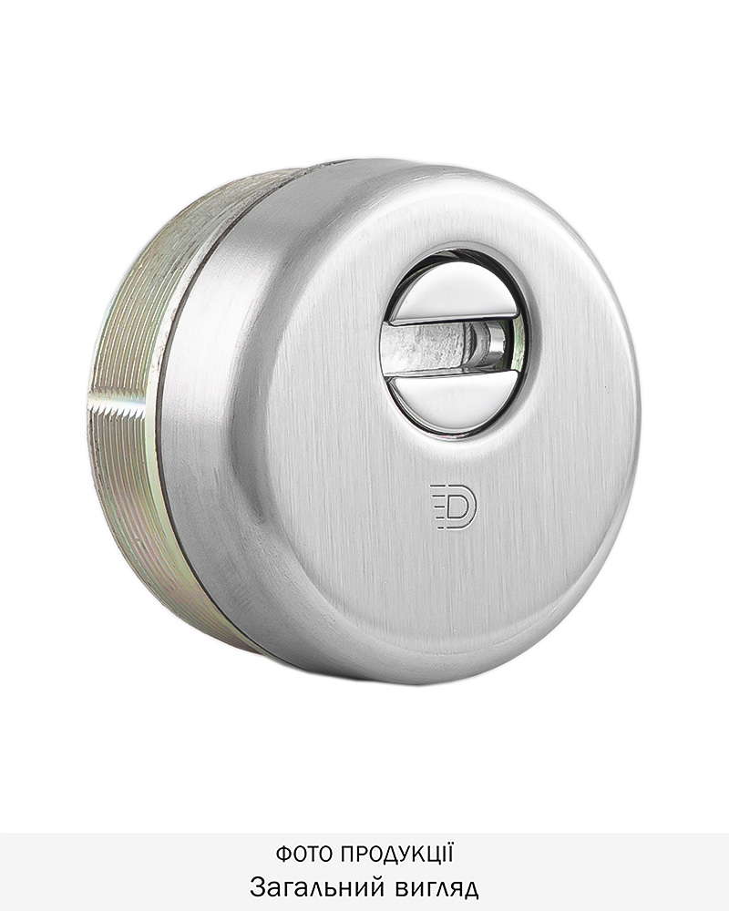 Фото Протектор DISEC   DIAMOND MA3536 DIN 25мм   Нерж.сталь_мат 4клас IT       Зовнішній, без щитка в інтернет-магазині lock.ua