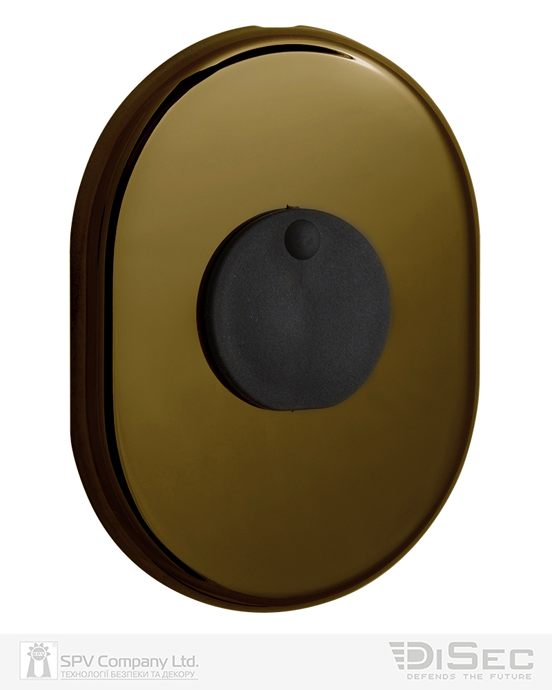 Фото Щиток DISEC     KT088 MATRIX OVAL     Бронза_PVD   B     З шторкою в інтернет-магазині lock.ua