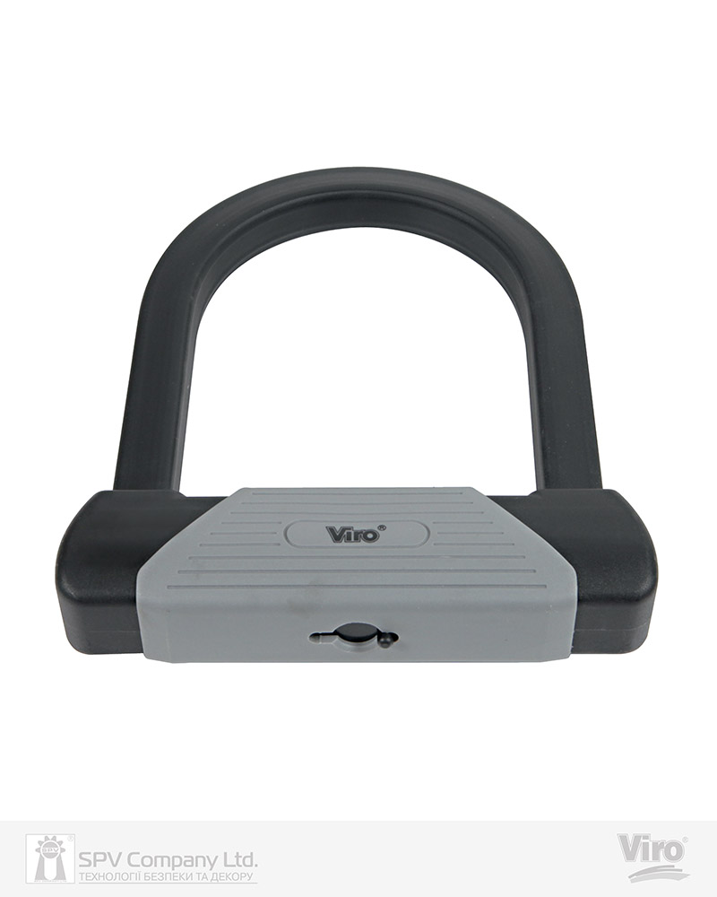 Фото Замок VIRO MOTO SEZIONE BLACK       2KEY   145мм   в інтернет-магазині lock.ua