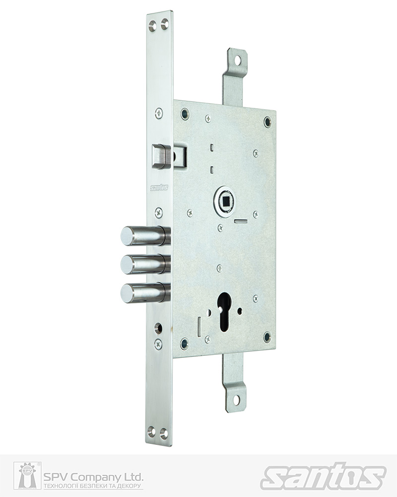 Фото Замок врізний SANTOS 3-WAY DIN 352RL NC   UNIV BS65мм 85мм               w/o_SP, BOX   в інтернет-магазині lock.ua