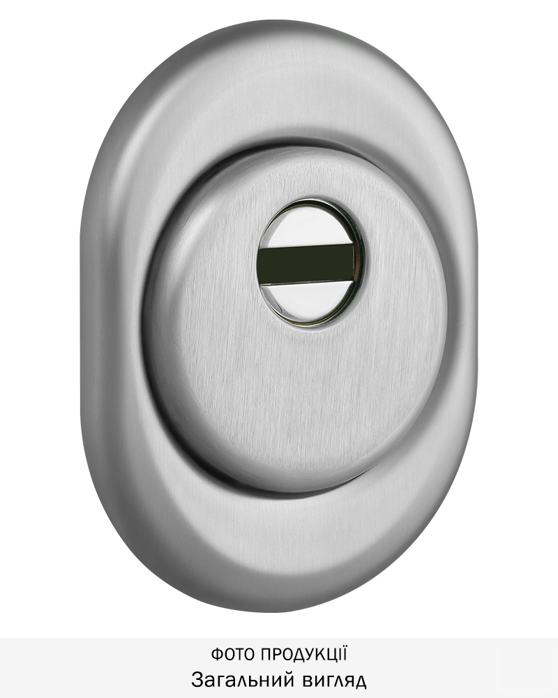 Фото Протектор DISEC   SFERIK BD16D4 DIN OVAL 25мм   Нерж.сталь_мат 3клас IT     Зовнішній в інтернет-магазині lock.ua