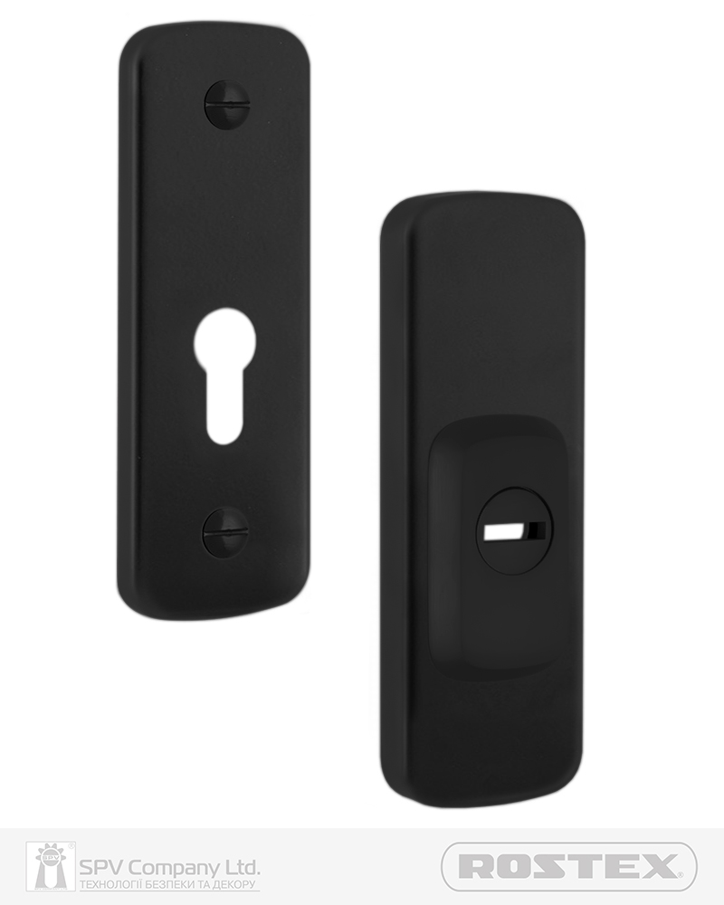 Фото Протектор ROSTEX   ASTRA R3 DIN PLATE 22мм 38-55мм Фарба_чорна 3клас BLACK_MAT     Комплект в інтернет-магазині lock.ua