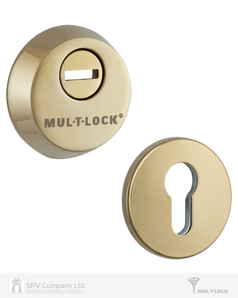 Фото Протектор MUL-T-LOCK     SL3 DIN ROUND 14,5мм 68-73мм Латунь_полірована 3клас SHINY_BRASS     Комплект, М8x85 в інтернет-магазині lock.ua