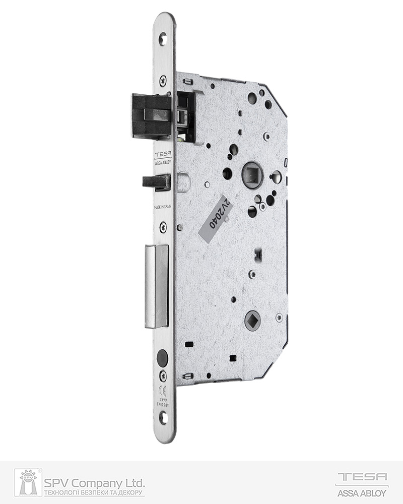 Фото Замок врізний TESA 2UB4     BS60 FP20 rounded Stainless Steel в інтернет-магазині lock.ua