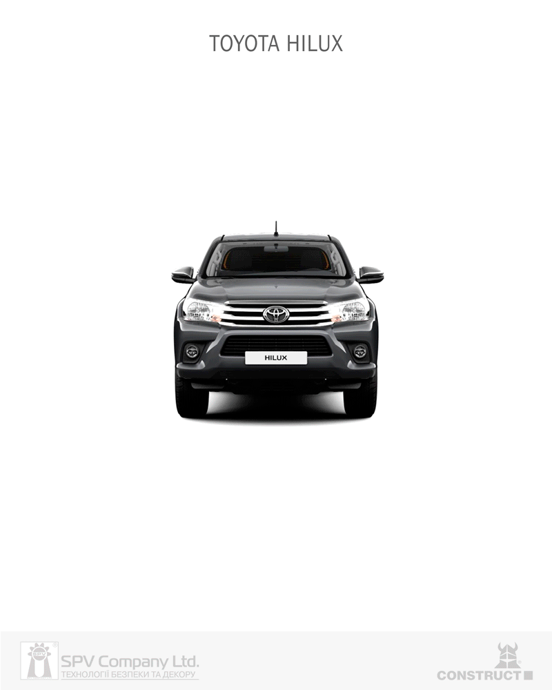 Фото Замок CONSTRUCT механічний GEAR-actual G2 1867 TOYOTA Hilux M 2KEY 2015--- в інтернет-магазині lock.ua