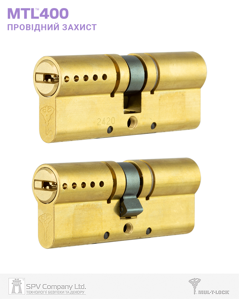 Фото Циліндр MUL-T-LOCK DIN_KK XP   MTL400 54 EB 27x27   CAM30   3KEY DND3D_PURPLE_INS 4867 в інтернет-магазині lock.ua