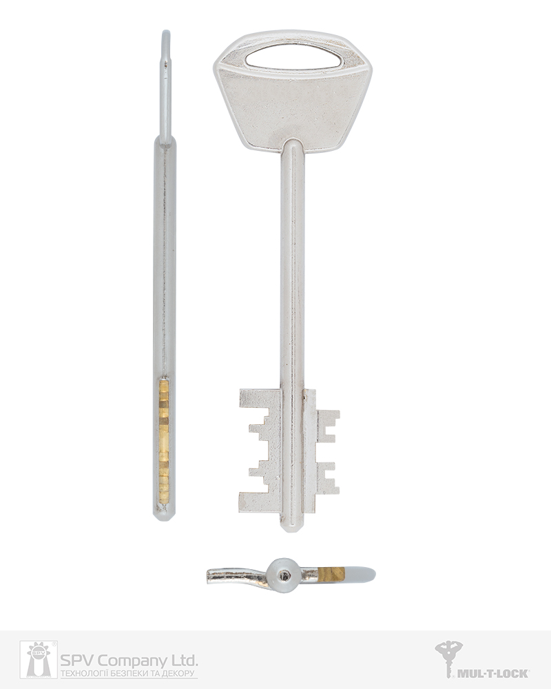 Комплект ключів MUL-T-LOCK MATRIX 3KEY+CARD 110мм_1LOCK в інтернет ...